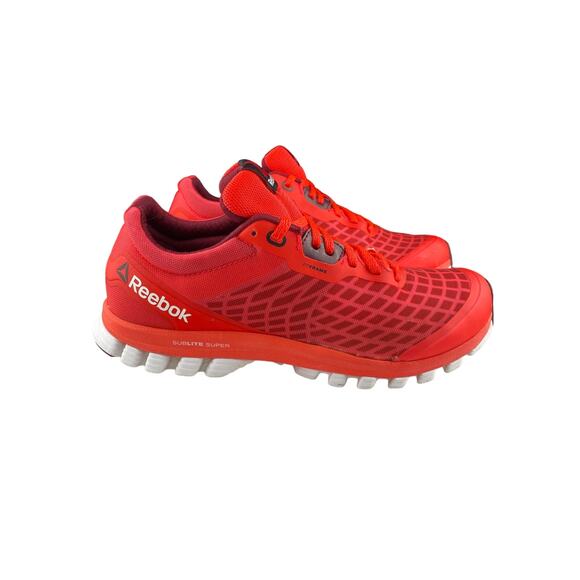 Reebok Sublite Super Duo Pink Running Shoes / Women's Sz 8 - Picture 5 of 8